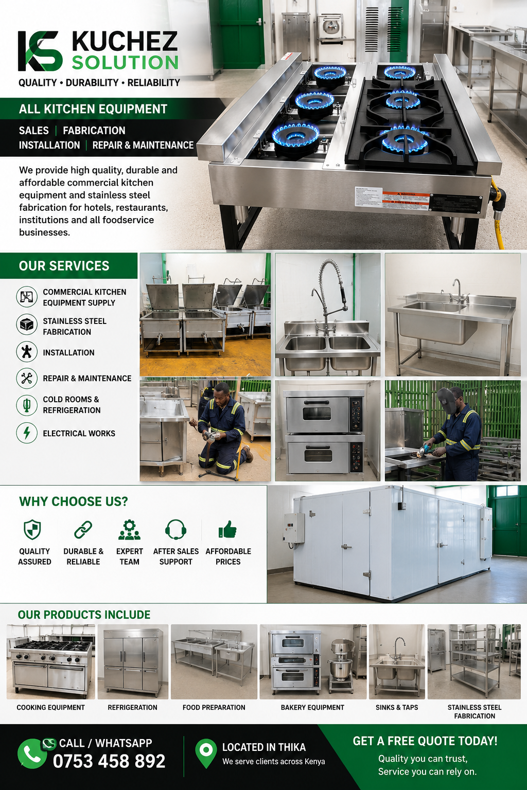 Kuchezsolution commercial kitchen solutions